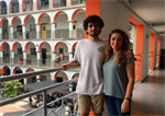 Flavia y Luigi: dos italianos que gustan de Medellín y nuestra Universidad