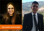 Alejandra y Juan, dos egresados con doble titulación