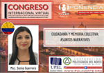 Docentes de la Licenciatura en Humanidades y Lengua Castellana participaron en congreso internacional virtual