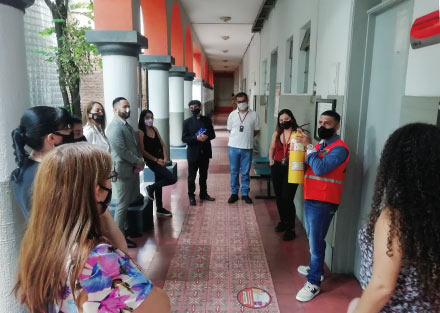 Primer entrenamiento del Simulacro de evacuación 2021