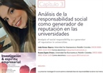 Publicación del nuevo capítulo del libro: "Análisis de la responsabilidad social como generador de reputación en las universidades"