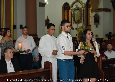 Eucaristía de Acción de Gracias, Ceremonia de Imposición de Escudos y Ceremonias de Graduación