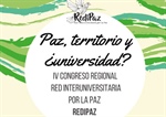 Congreso regional de Paz se desarrollará en la Institución