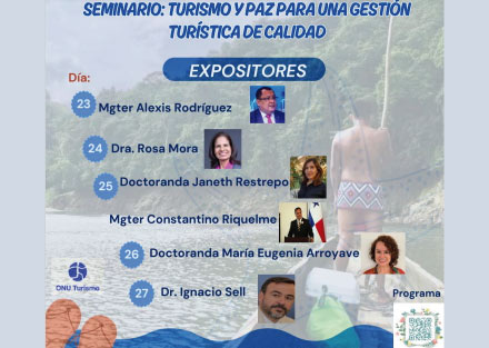 Participación en el Seminario Internacional Turismo y Paz: Una Gestión de Calidad