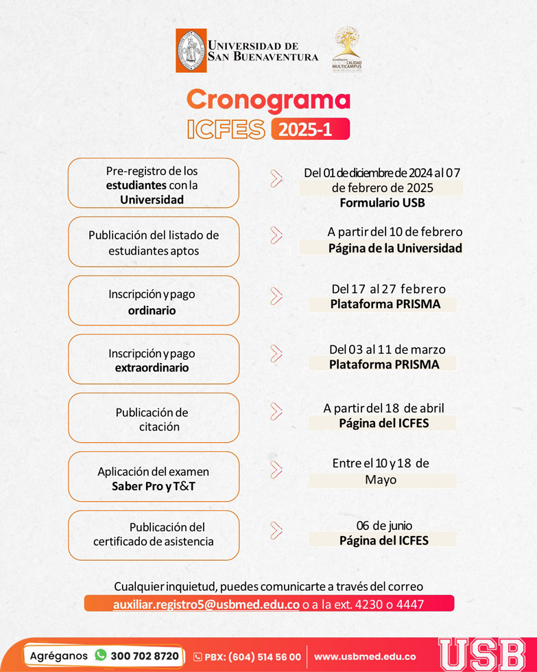 Fechas límite de registro