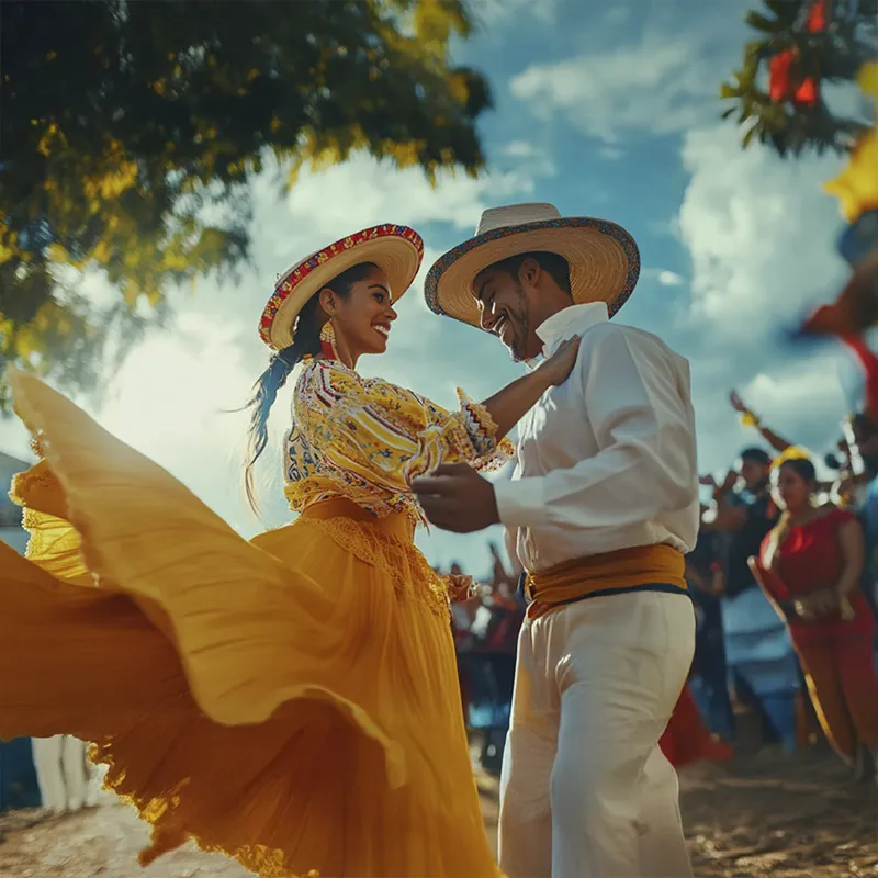 Raíces en movimiento: iniciación al folclor colombiano